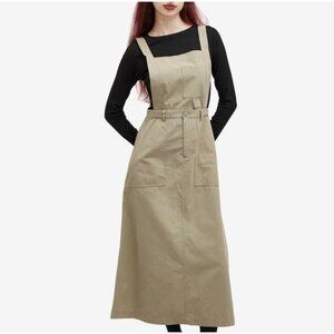 Snow Peak Takibi Ripstop Midi Skirt / Apron Skirt – Light Green (Size 3)